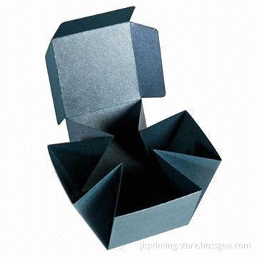 Black Card Packaging Box, One Piece